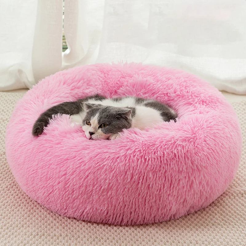 Coussin Rond Moelleux pour Chien et Chat