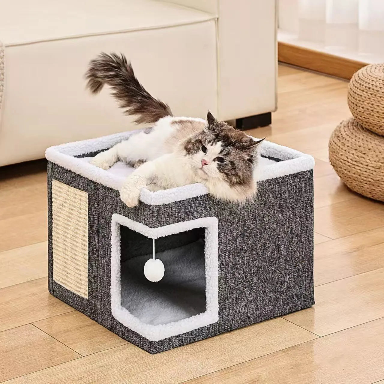 Maison Grotte Confort pour Chat